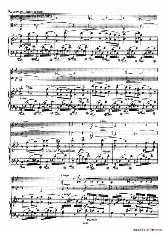 Piano Trio in g Minor Op.8（g小调钢琴三重奏）