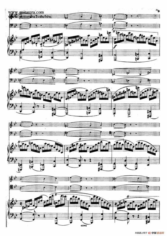 Piano Trio in g Minor Op.8（g小调钢琴三重奏）