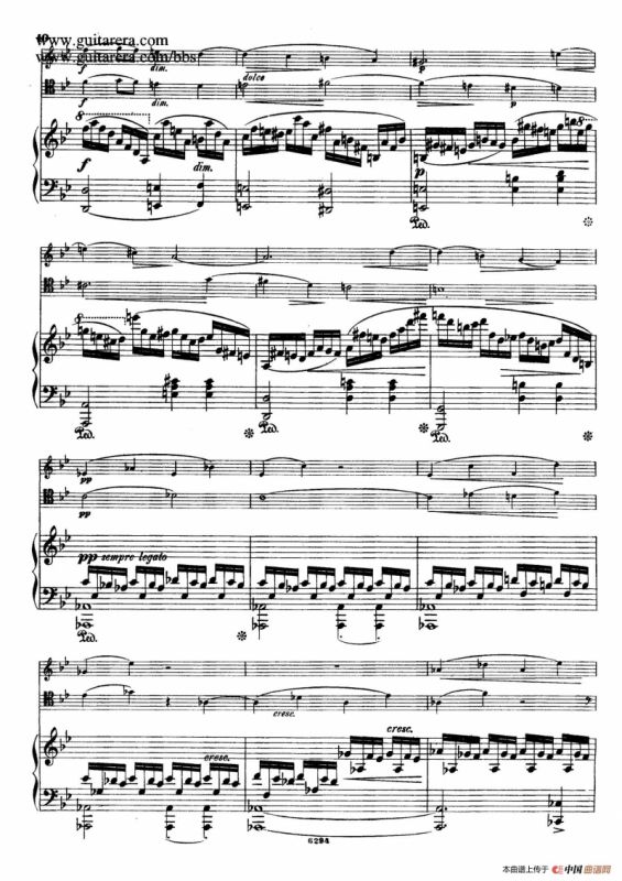 Piano Trio in g Minor Op.8（g小调钢琴三重奏）