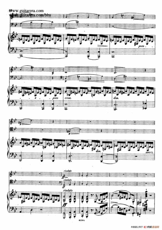 Piano Trio in g Minor Op.8（g小调钢琴三重奏）