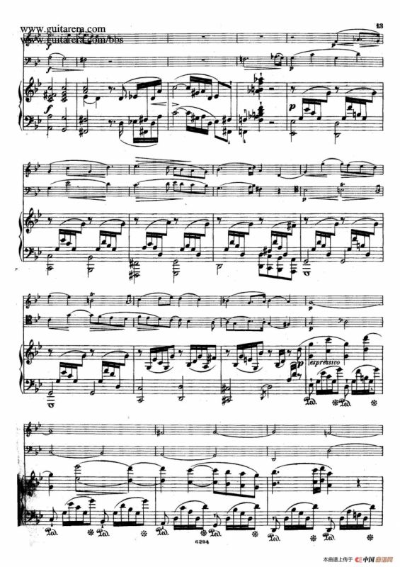 Piano Trio in g Minor Op.8（g小调钢琴三重奏）