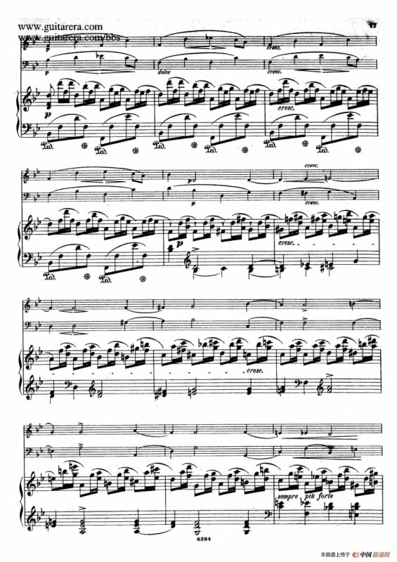 Piano Trio in g Minor Op.8（g小调钢琴三重奏）