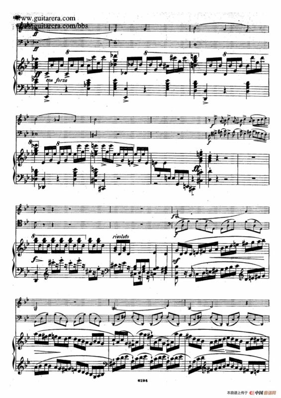 Piano Trio in g Minor Op.8（g小调钢琴三重奏）