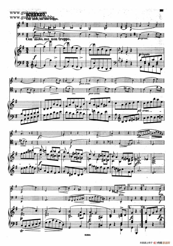 Piano Trio in g Minor Op.8（g小调钢琴三重奏）