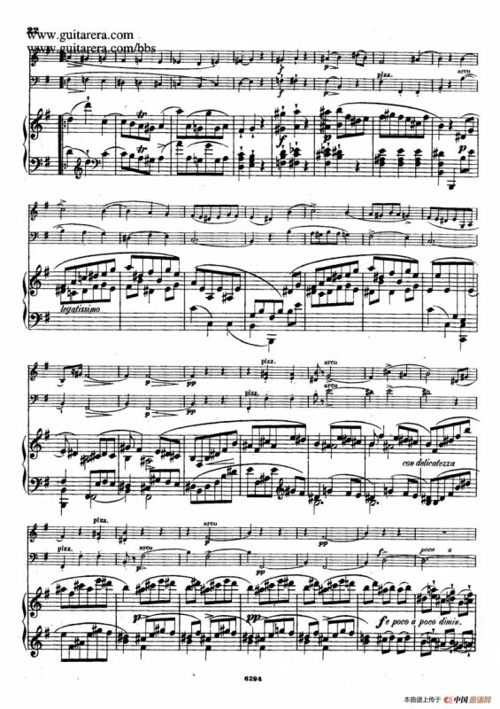 Piano Trio in g Minor Op.8（g小调钢琴三重奏）