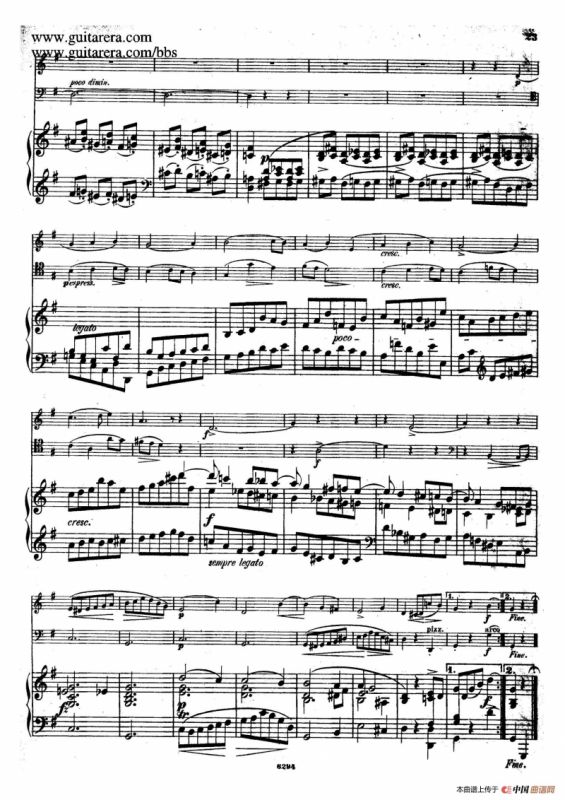 Piano Trio in g Minor Op.8（g小调钢琴三重奏）