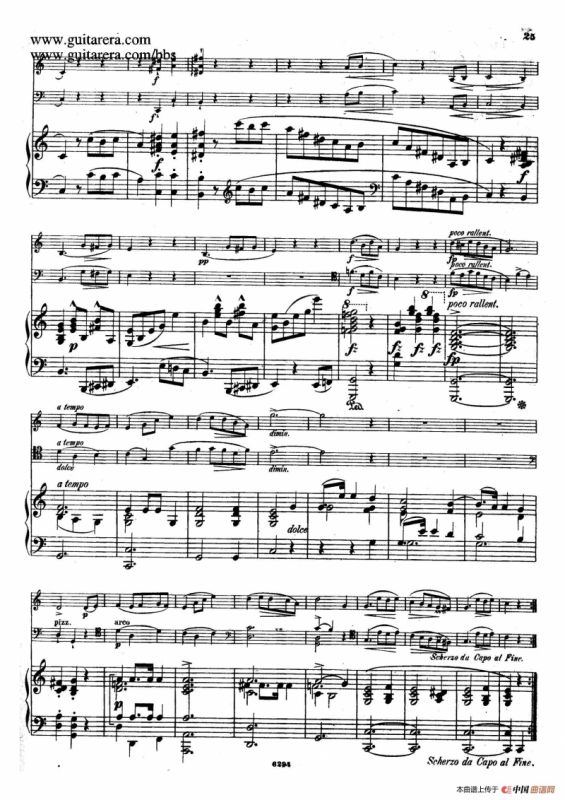 Piano Trio in g Minor Op.8（g小调钢琴三重奏）