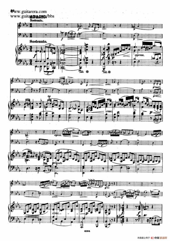 Piano Trio in g Minor Op.8（g小调钢琴三重奏）