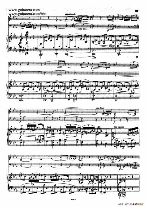 Piano Trio in g Minor Op.8（g小调钢琴三重奏）