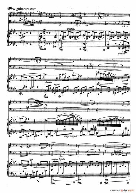 Piano Trio in g Minor Op.8（g小调钢琴三重奏）