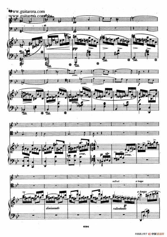 Piano Trio in g Minor Op.8（g小调钢琴三重奏）