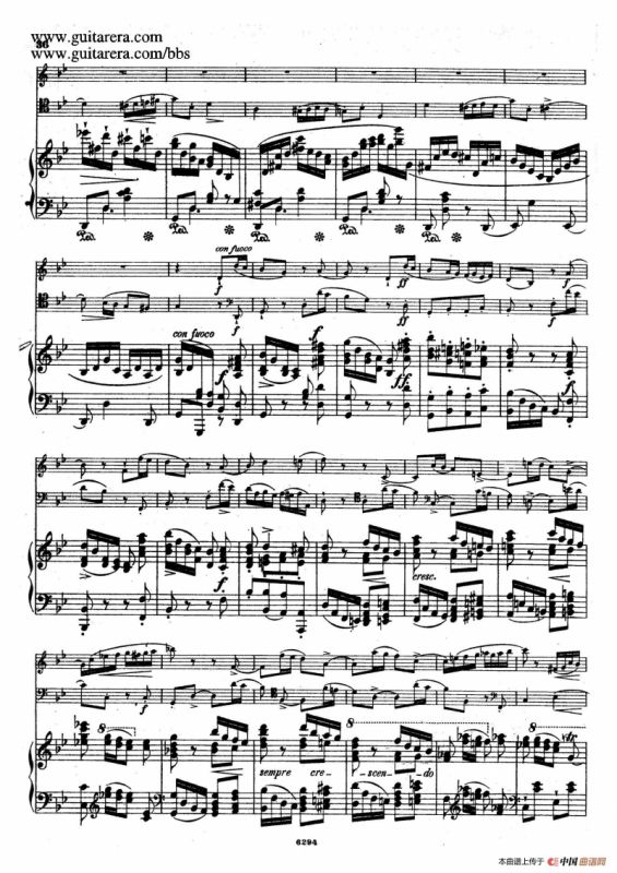 Piano Trio in g Minor Op.8（g小调钢琴三重奏）