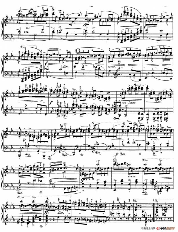 Piano Sonata No.1 in c Minor Op.4 （c小调第一钢琴奏鸣曲）