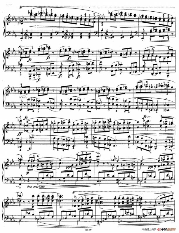Piano Sonata No.1 in c Minor Op.4 （c小调第一钢琴奏鸣曲）