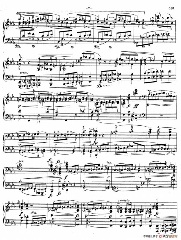 Piano Sonata No.1 in c Minor Op.4 （c小调第一钢琴奏鸣曲）