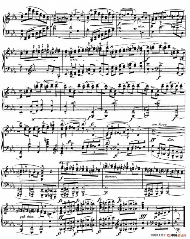 Piano Sonata No.1 in c Minor Op.4 （c小调第一钢琴奏鸣曲）