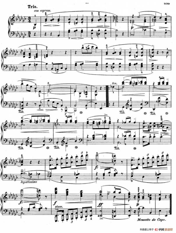 Piano Sonata No.1 in c Minor Op.4 （c小调第一钢琴奏鸣曲）