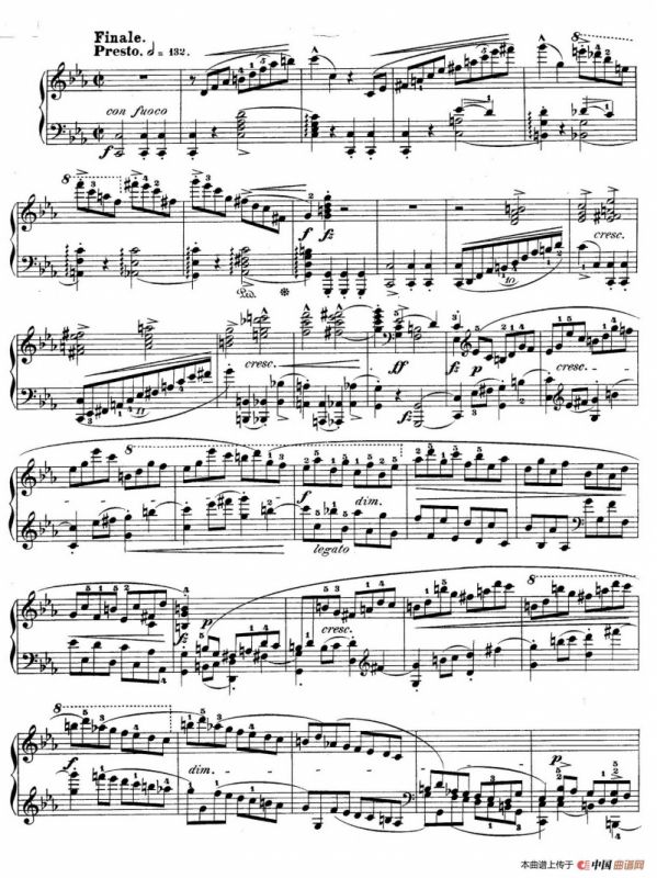 Piano Sonata No.1 in c Minor Op.4 （c小调第一钢琴奏鸣曲）