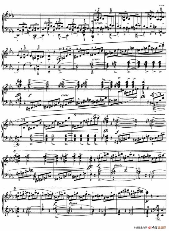 Piano Sonata No.1 in c Minor Op.4 （c小调第一钢琴奏鸣曲）