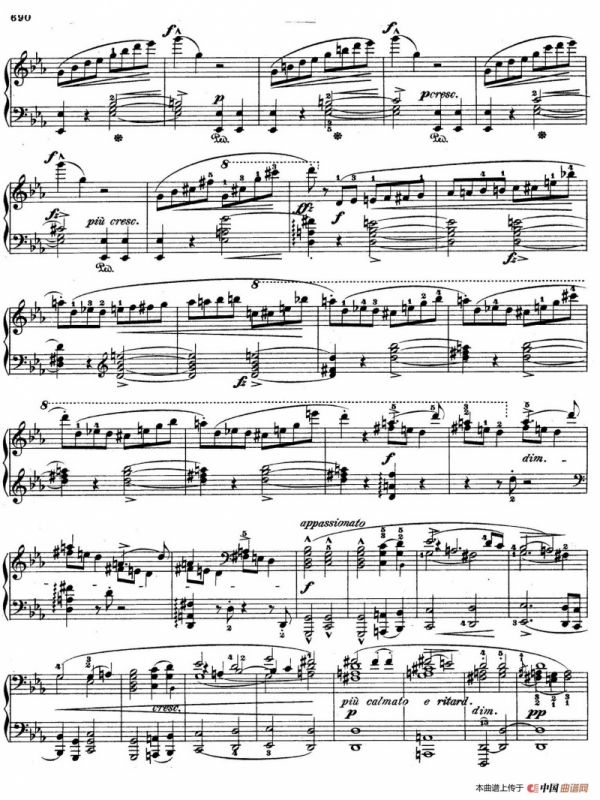 Piano Sonata No.1 in c Minor Op.4 （c小调第一钢琴奏鸣曲）