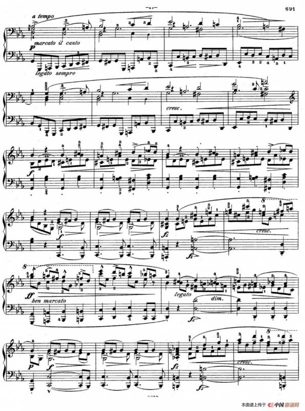 Piano Sonata No.1 in c Minor Op.4 （c小调第一钢琴奏鸣曲）