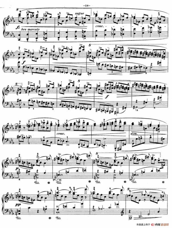 Piano Sonata No.1 in c Minor Op.4 （c小调第一钢琴奏鸣曲）