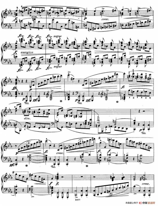 Piano Sonata No.1 in c Minor Op.4 （c小调第一钢琴奏鸣曲）