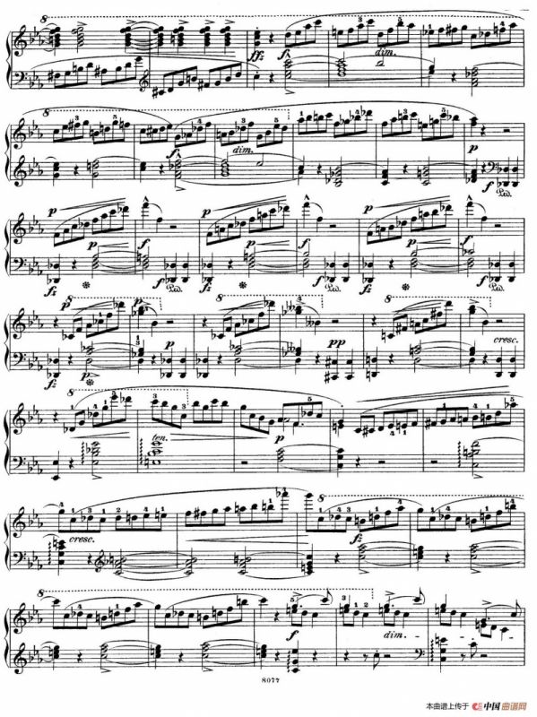 Piano Sonata No.1 in c Minor Op.4 （c小调第一钢琴奏鸣曲）