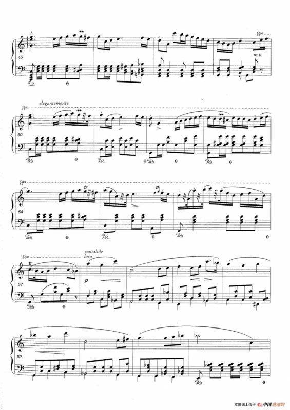 C大调引子与华丽的波兰舞曲（钢琴独奏版）