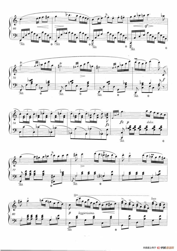 C大调引子与华丽的波兰舞曲（钢琴独奏版）