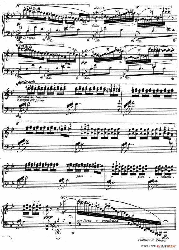 降B大调莫扎特主题变奏曲 Op.2（为钢琴与乐队而作）