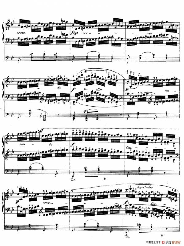 降B大调莫扎特主题变奏曲 Op.2（为钢琴与乐队而作）