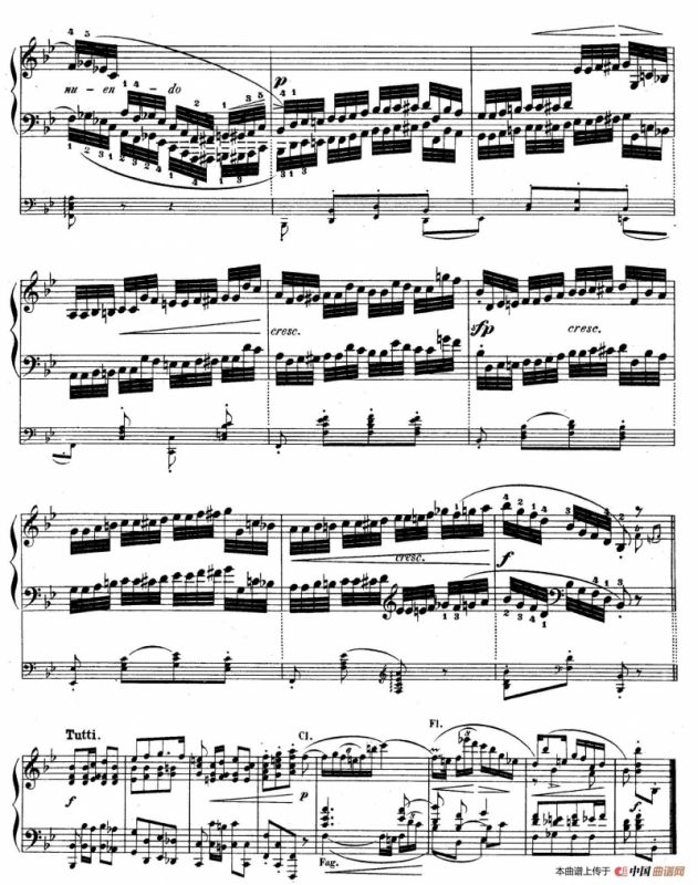 降B大调莫扎特主题变奏曲 Op.2（为钢琴与乐队而作）