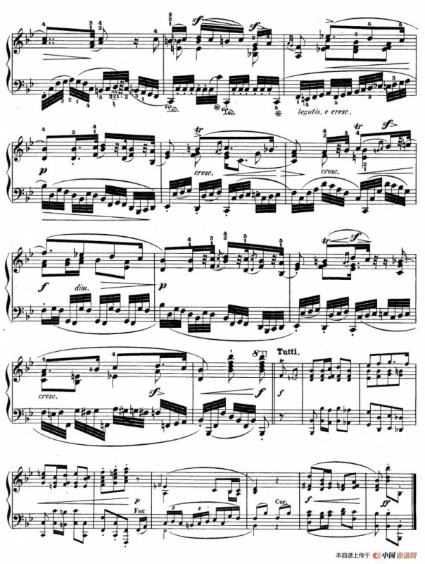 降B大调莫扎特主题变奏曲 Op.2（为钢琴与乐队而作）