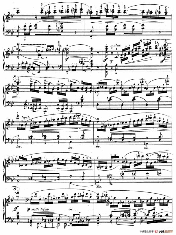 降B大调莫扎特主题变奏曲 Op.2（为钢琴与乐队而作）