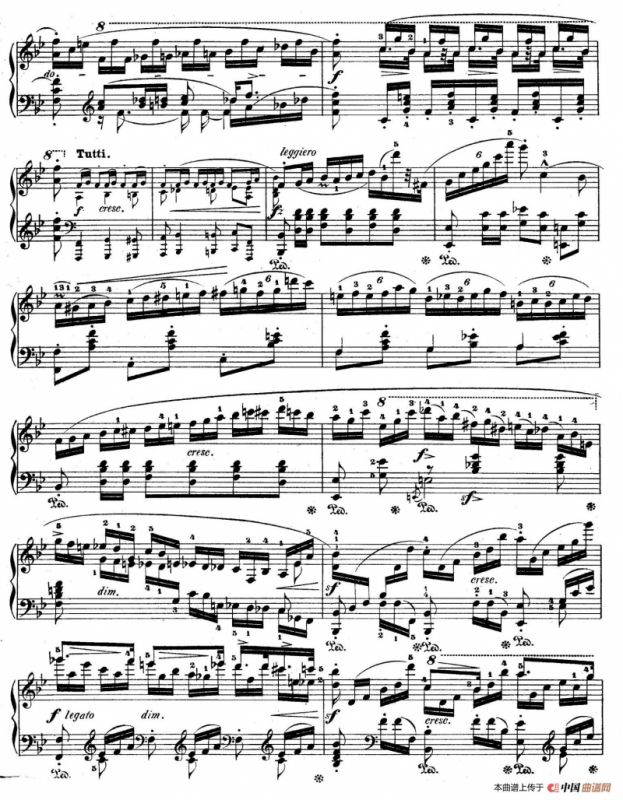 降B大调莫扎特主题变奏曲 Op.2（为钢琴与乐队而作）