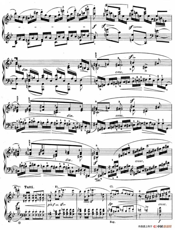 降B大调莫扎特主题变奏曲 Op.2（为钢琴与乐队而作）