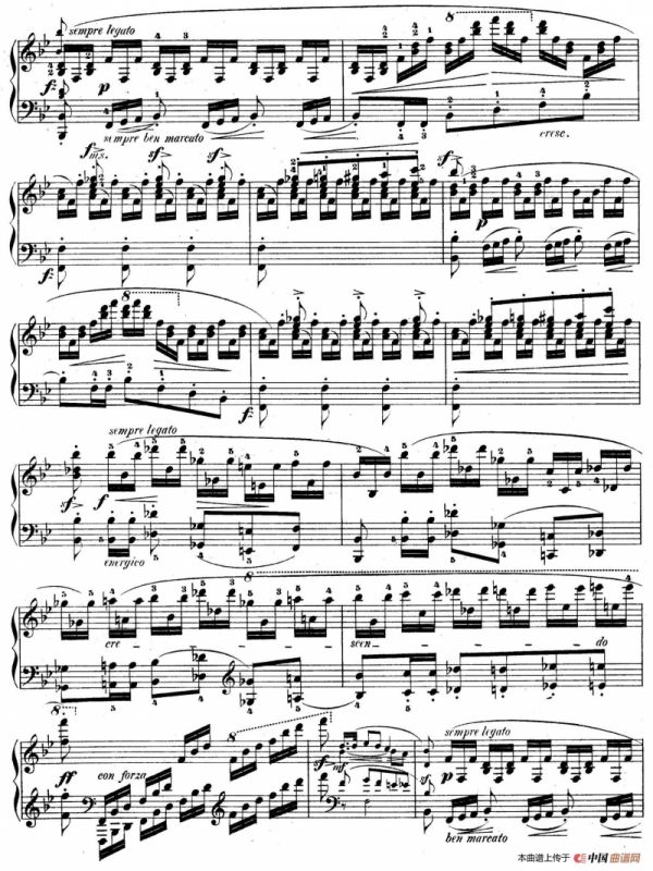 降B大调莫扎特主题变奏曲 Op.2（为钢琴与乐队而作）