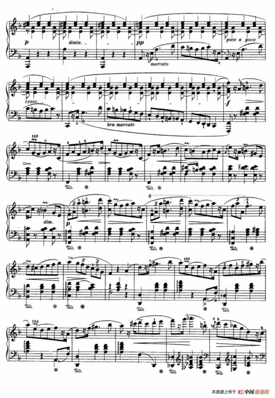 Rondo A La Mazurka Op.5（F大调玛祖卡舞曲型回旋曲）