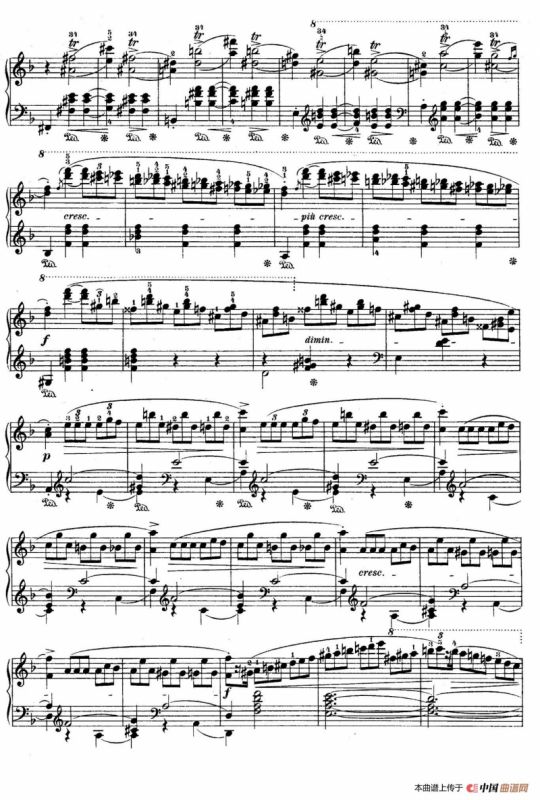 Rondo A La Mazurka Op.5（F大调玛祖卡舞曲型回旋曲）