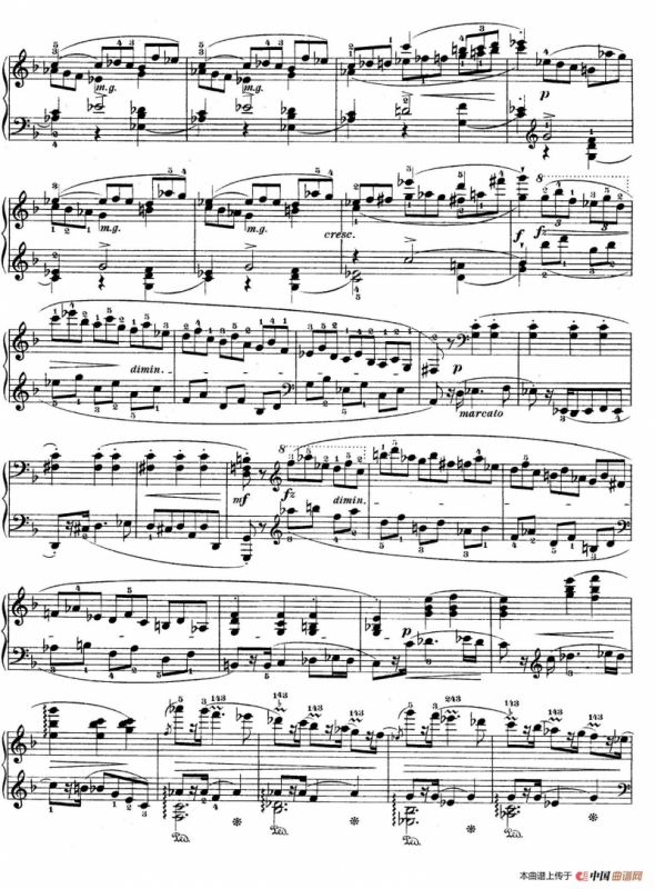 Rondo A La Mazurka Op.5（F大调玛祖卡舞曲型回旋曲）