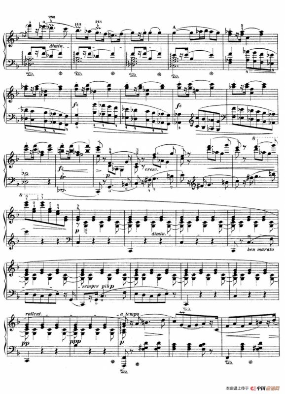 Rondo A La Mazurka Op.5（F大调玛祖卡舞曲型回旋曲）