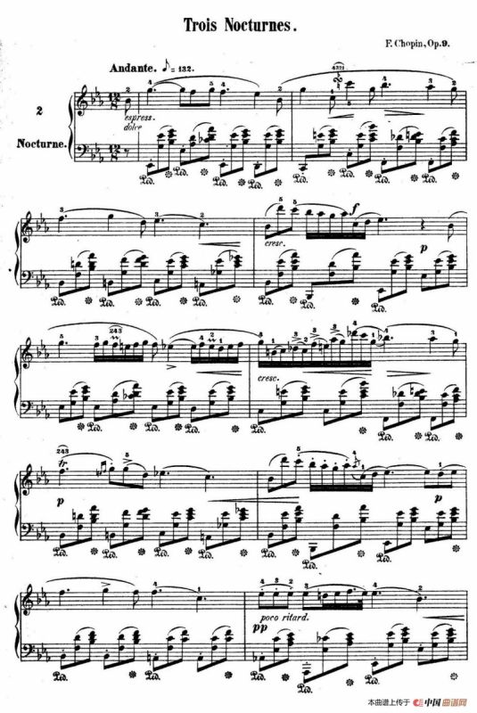 3 Nocturnes Op.9（3首夜曲·2）