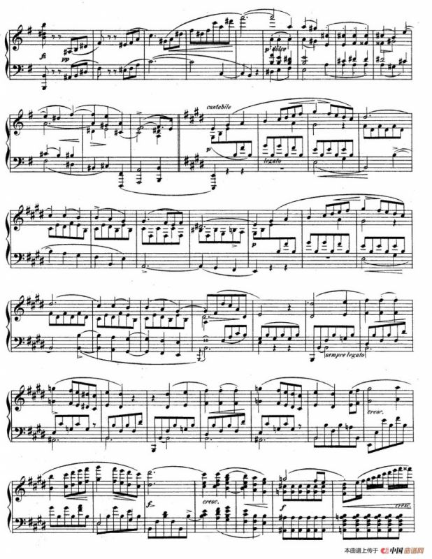 e小调第一钢琴协奏曲 Op.11（钢琴独奏版·第一乐章）