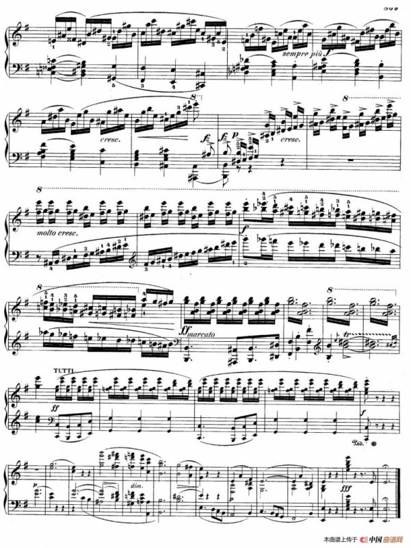 e小调第一钢琴协奏曲 Op.11（钢琴独奏版·第一乐章）