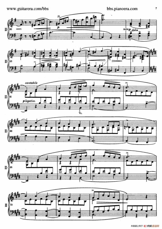 e小调第一钢琴协奏曲 Op.11（双钢琴版·第一乐章）