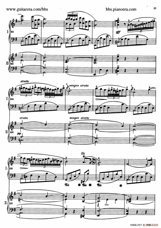 e小调第一钢琴协奏曲 Op.11（双钢琴版·第一乐章）