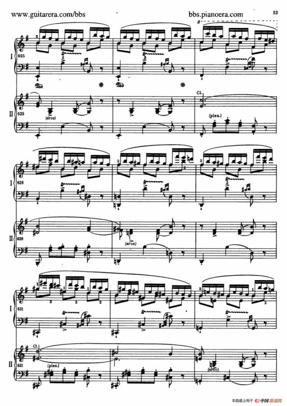 e小调第一钢琴协奏曲 Op.11（双钢琴版·第一乐章）