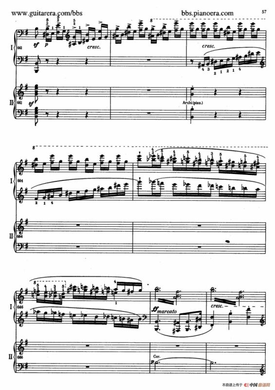 e小调第一钢琴协奏曲 Op.11（双钢琴版·第一乐章）