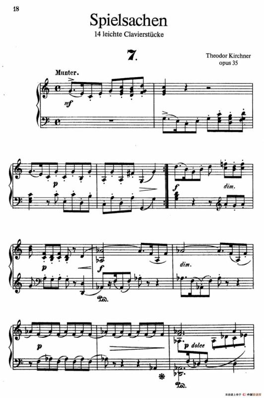 Spielsachen Op.35（玩具·7）